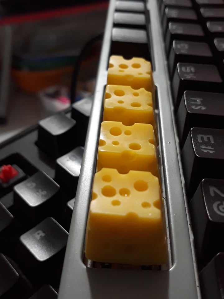 [HCM]Keycap Cheese clone trang trí bàn phím cơ gaming