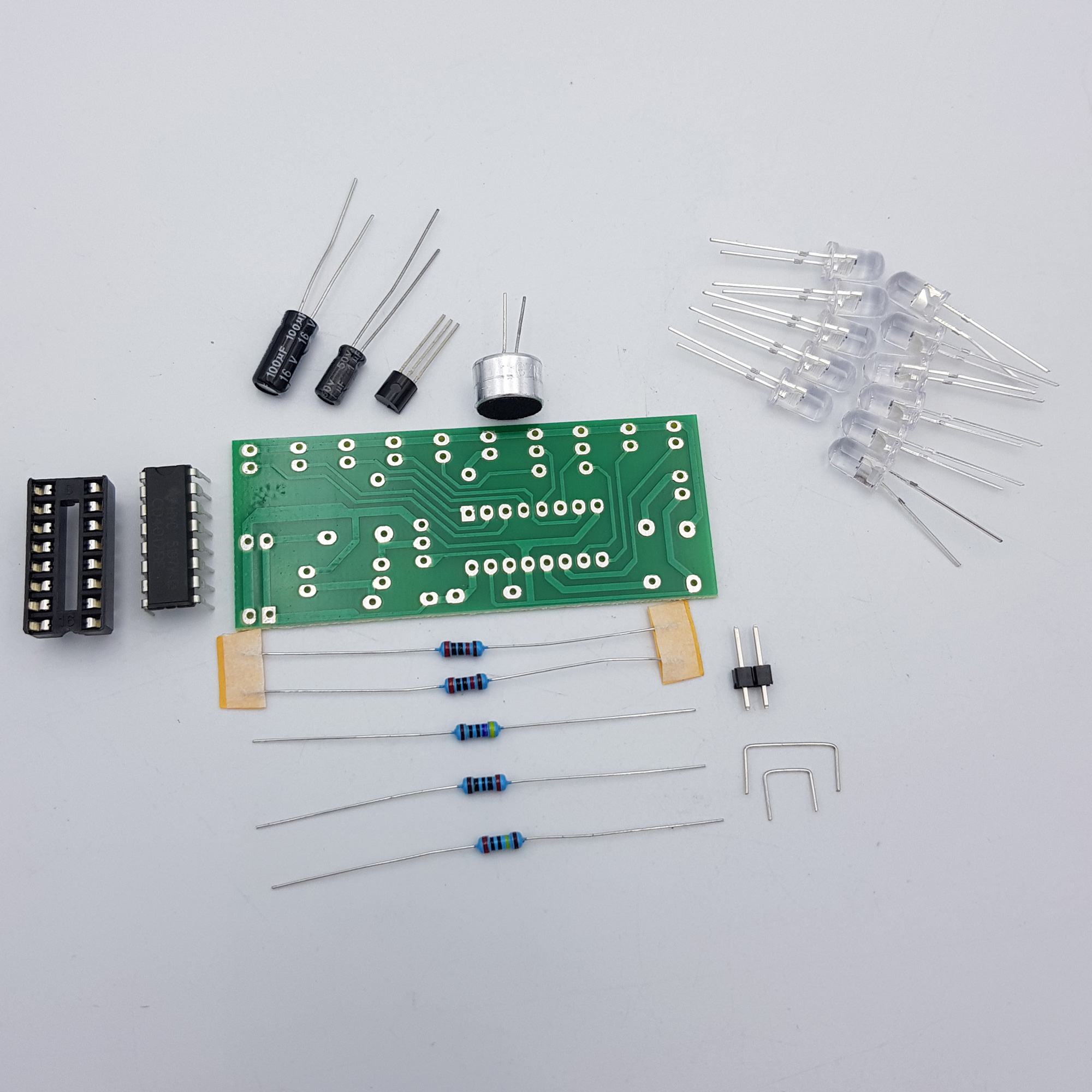 Mạch nháy theo nhạc CD4017 (chưa ráp)