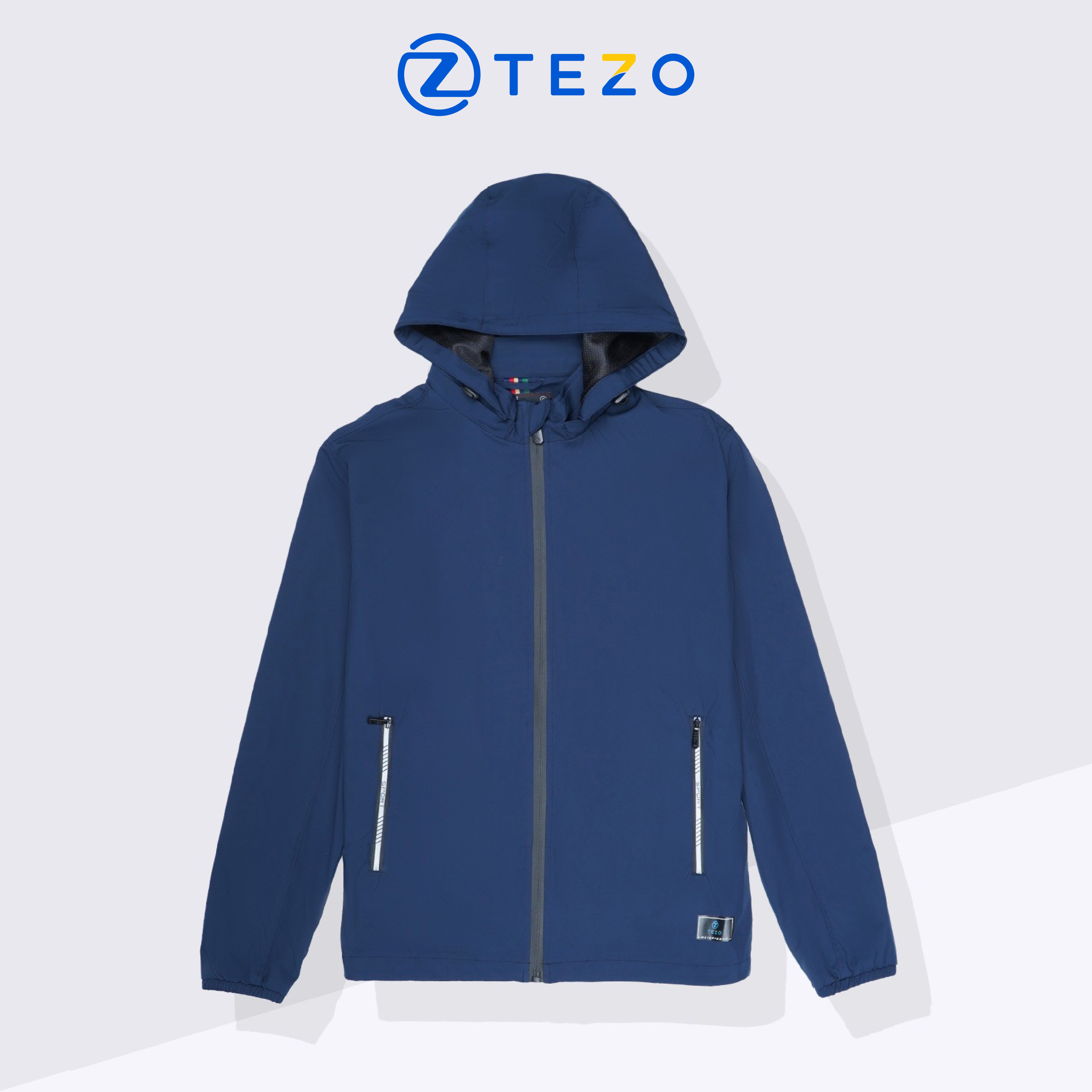 Áo gió nam 2 lớp lót lưới tezo áo khoác nam cao cấp 23ag2t010