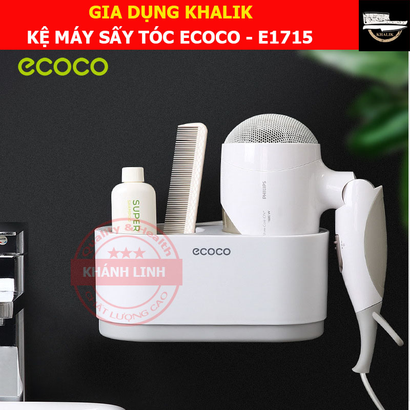 Kệ đựng , giá đỡ máy sấy tóc đa năng ECOCO E1811 (có 3 màu lựa chọn)