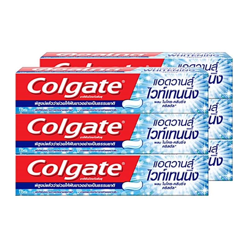 [HCM]Kem Đánh Răng Colgate Maxfresh 160g ,Colgate Advanced Whiteng 135g Thái Lan