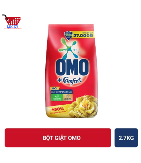 Bột giặt Omo Comfort  2.6kg -tinh dầu thơm nồng nàn