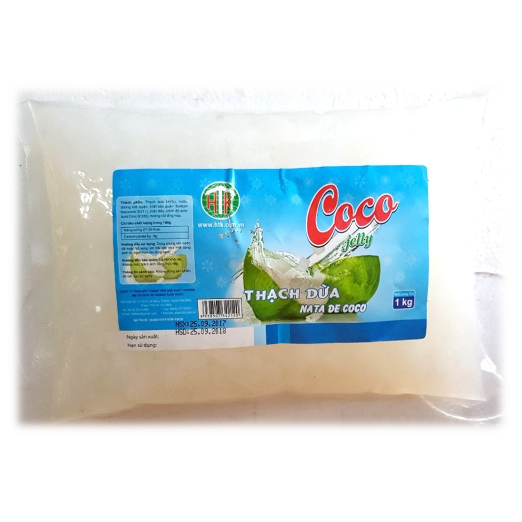 Thạch Dừa Coco Jelly Túi 1kg