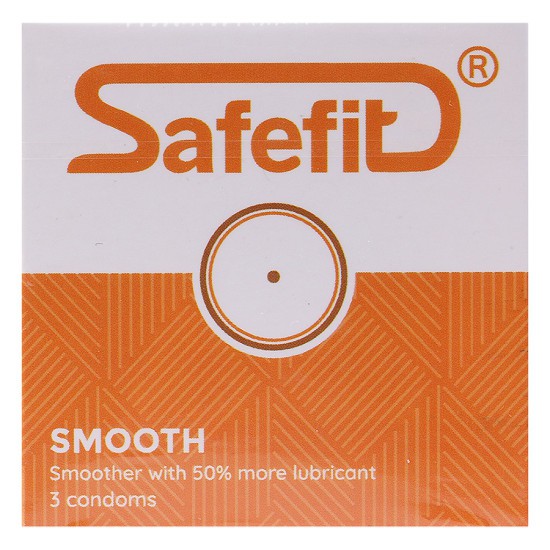 [HCM]Combo 3 hộp Bao cao su SafeFit Smooth (hộp 3)