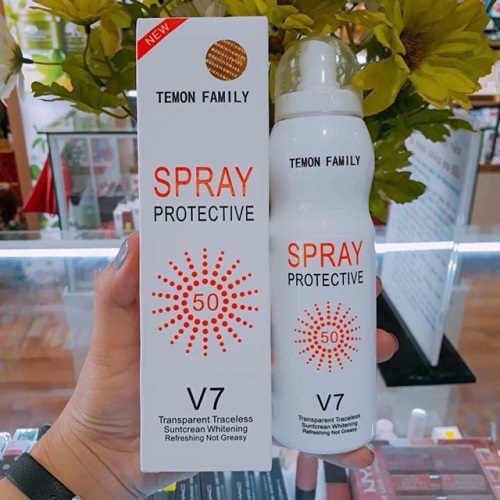 Kem chống nắng dạng xịt Spray Protective V7, Hàn quốc 180ml