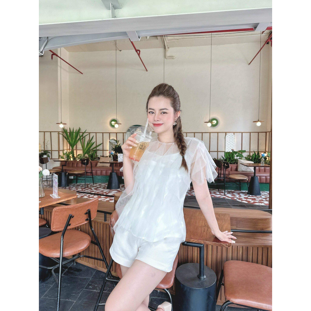 Áo lưới mix lót 2 dây by LINN Design