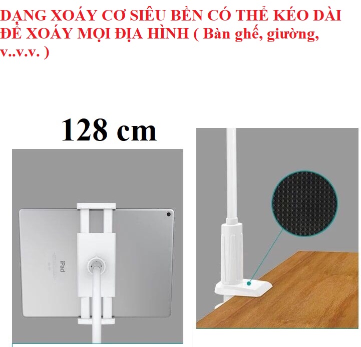 Kẹp điện thoại iPad đa năng siêu bền( CHO CẢ ĐIỆN THOẠI)