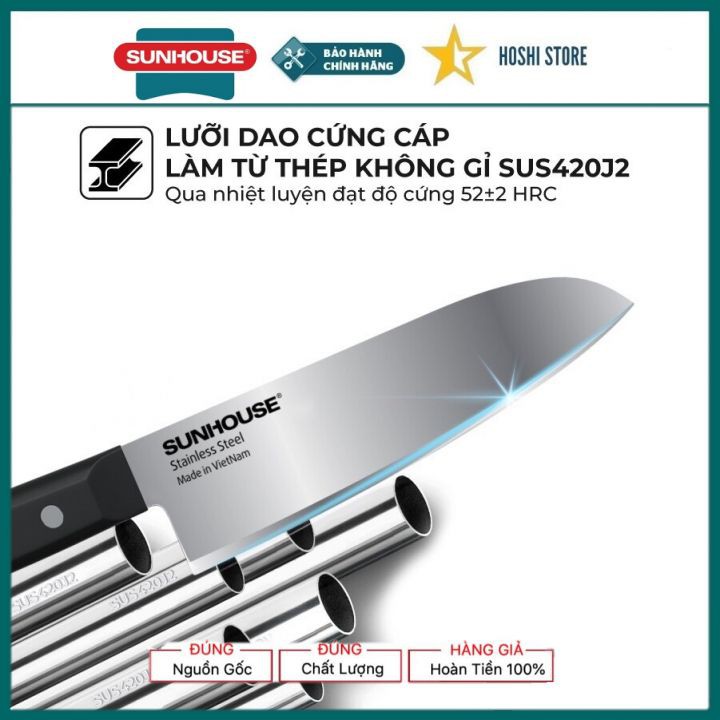 DAO LÀM BẾP ĐA NĂNG SUNHOUSE KS-KN165KS