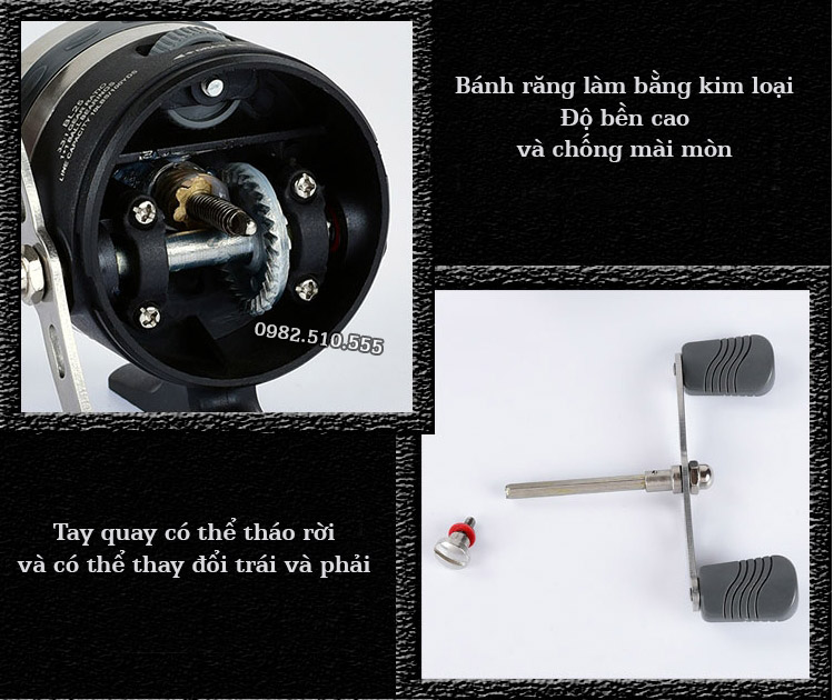 Máy Cuốn Cước Săn Cá inox 304
