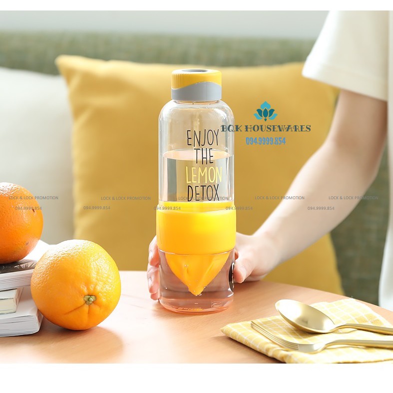 [HCM][ Lock&Lock ] Bình Nước Detox Nhựa Tritan Lock&Lock Abf659 (520ml)