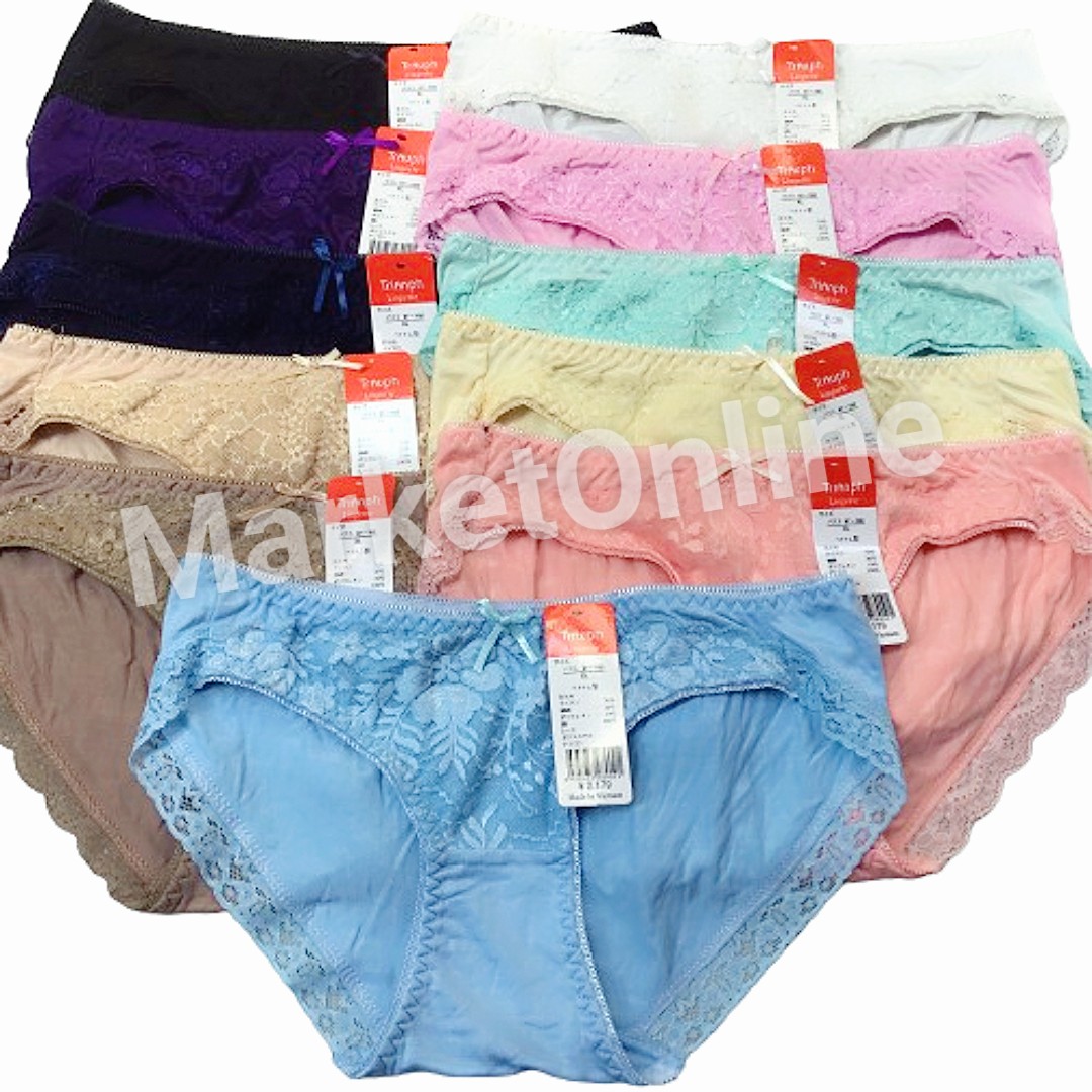 COMBO 10 QUẦN SỊP NỮ COTTON PHỐI REN CAO CẤP QUYẾN RŨ MÃ VN115