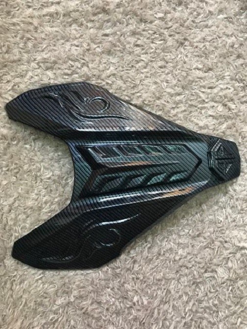 ốp mặt nạ đen carbon cho xe air blade 2016 2017 2018 2019