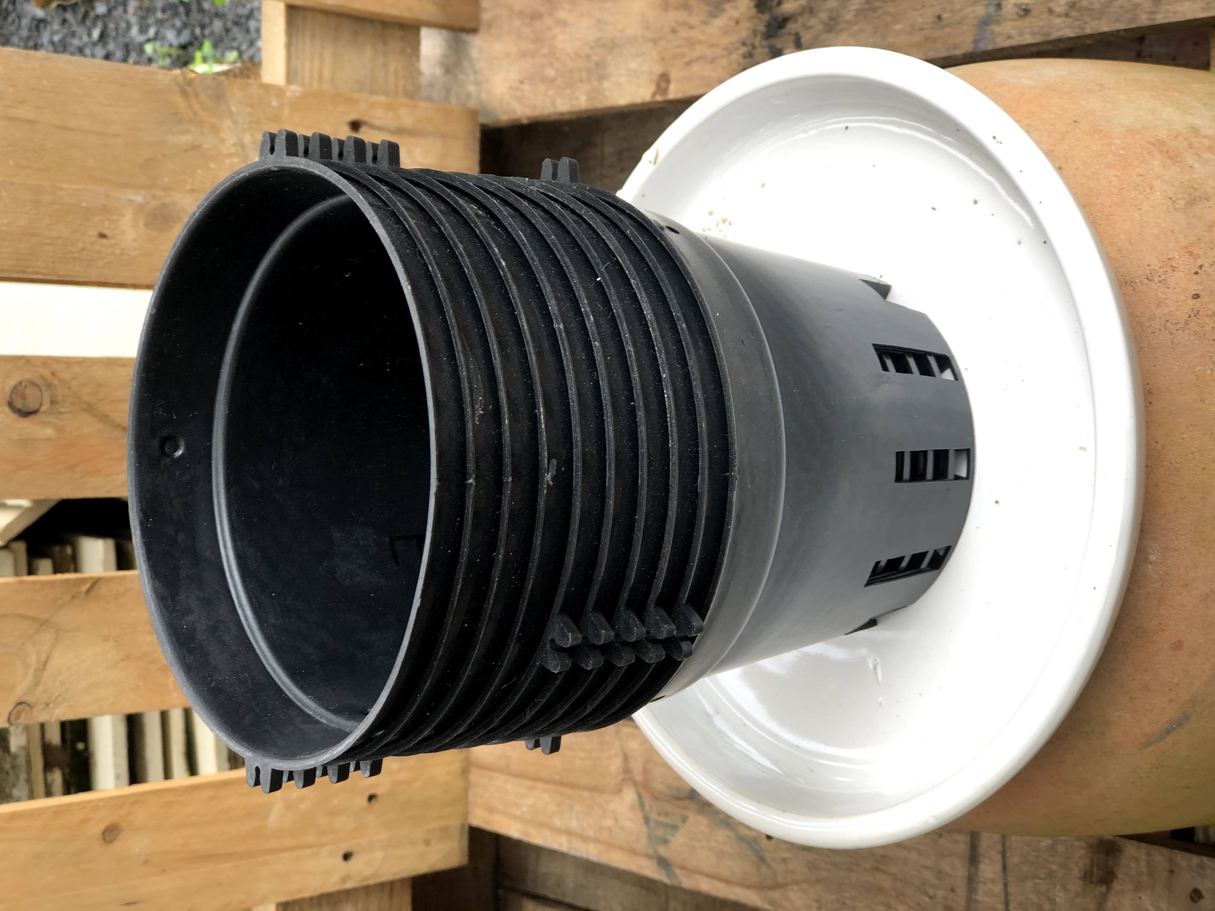 Bộ 10 chậu trồng lan kích thước fi 16 cm