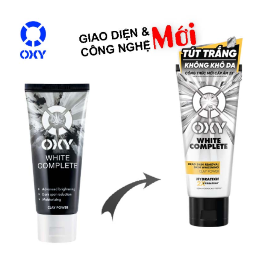 Kem Rửa Mặt Tút Sáng Da White Complete Oxy 100Gr