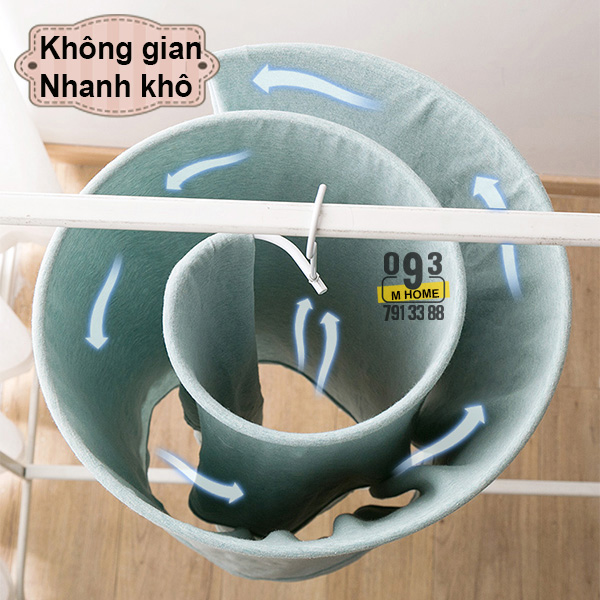 [HCM]Dụng Cụ Phơi Quần Áo Inox Móc Treo Phơi Chăn Mền Tiện DụngSào