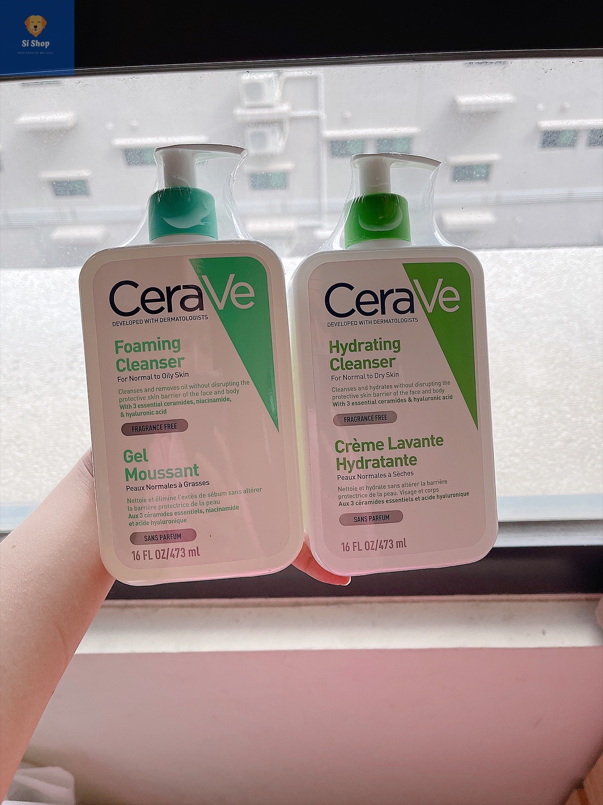 Sữa rửa mặt Cerave cho da khô và da dầu