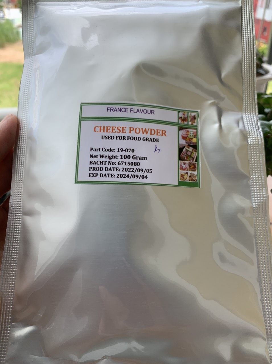 Bột phô mai lắc Hàn Quốc 100g