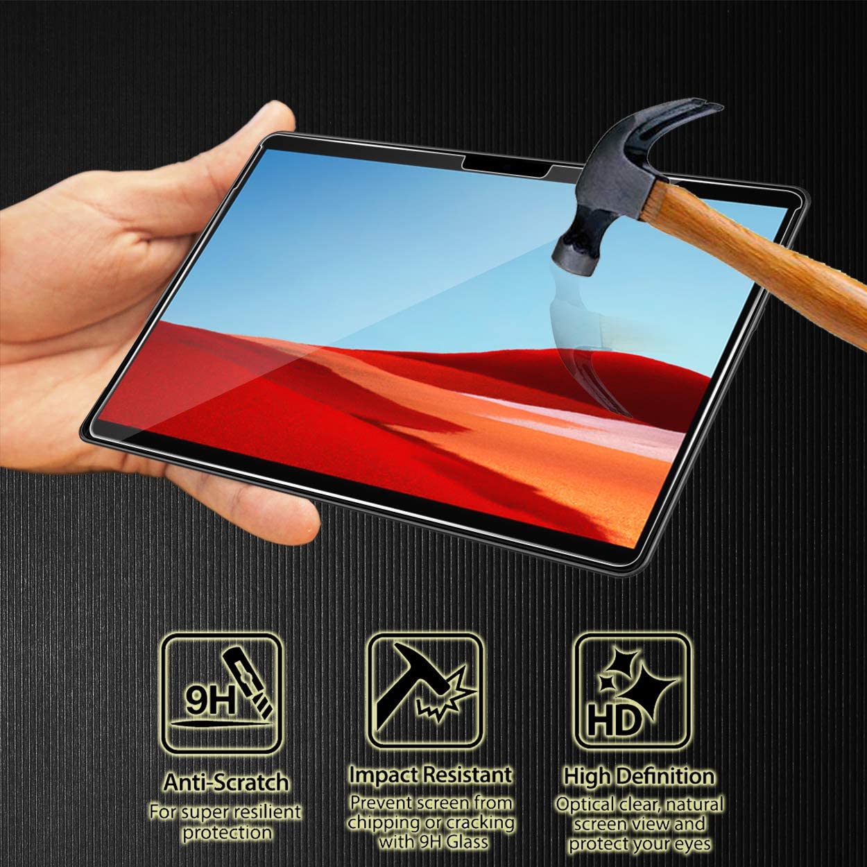 Kính cường lực Microsoft Surface Pro X , Pro 8 , Pro 9 13inch
