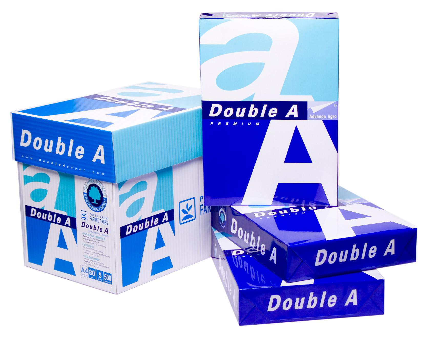 Giấy A5 Double A 70 gsm chất liệu dày dặn phù hợp sử dụng trong các công ty văn phòng trường học