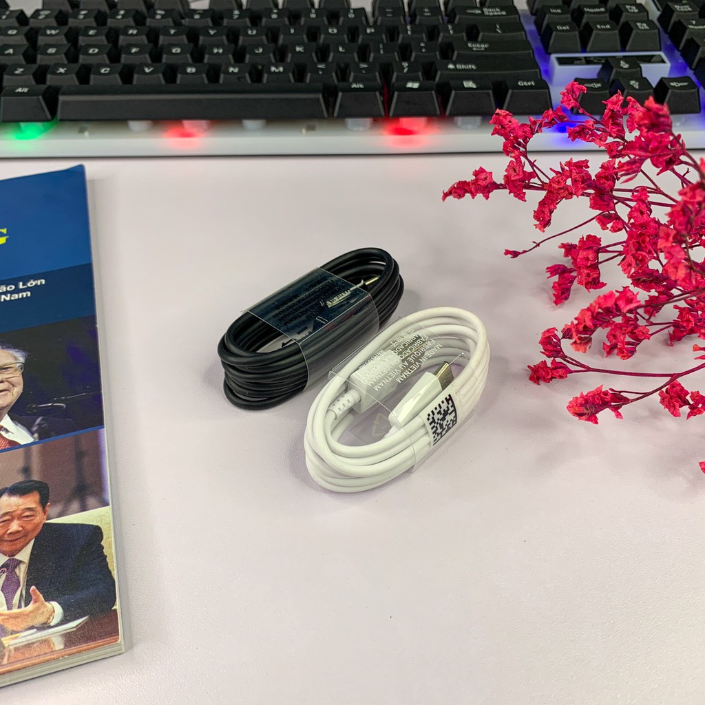 Dây cáp sạc nhanh USB Type C SS Galaxy S8/S8 Plus/ Note/ S9/S10