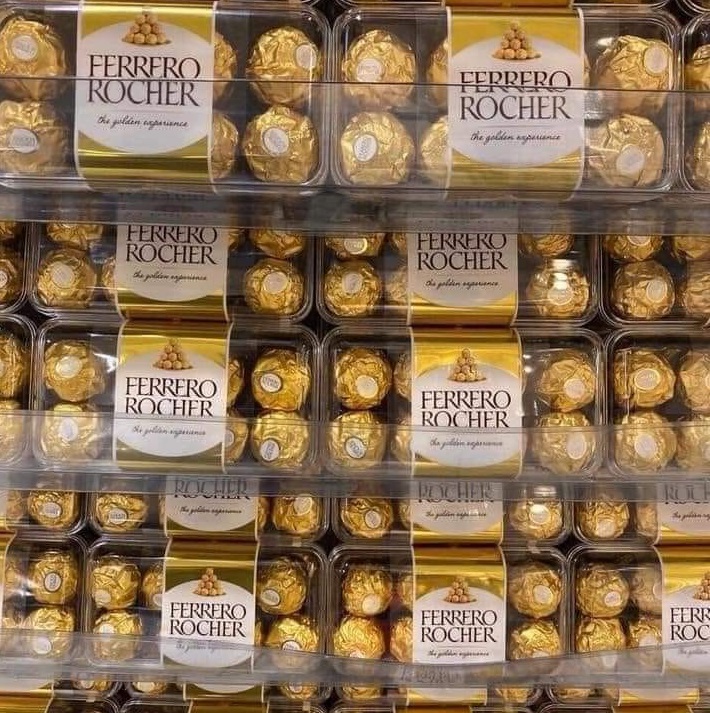 [FREESHIP MAX] [Nhập RS0822 giảm 30k cho đơn 99k]Kẹo Socola Rocher Đức 16 Viên 200g [thienduonghangduc]