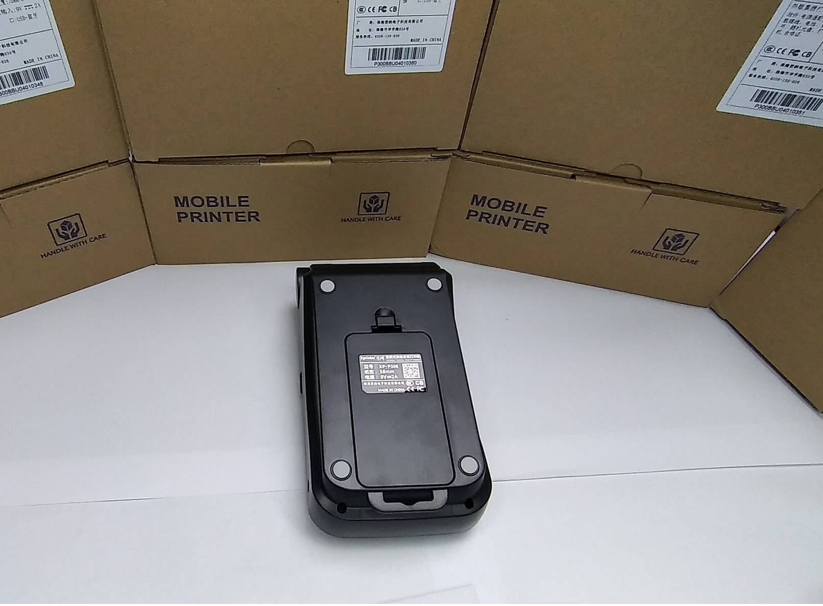Máy in hóa đơn nhiệt mini Xprinter XP-P300 (k58, Bluetooth, di động, máy tính)