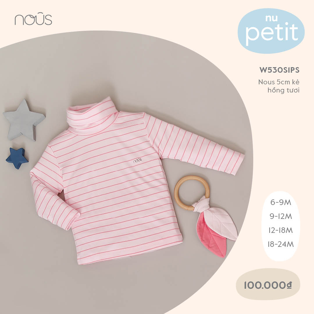 ÁO GIỮ NHIỆT NOUS CỔ 3 PHÂN, 5 PHÂN