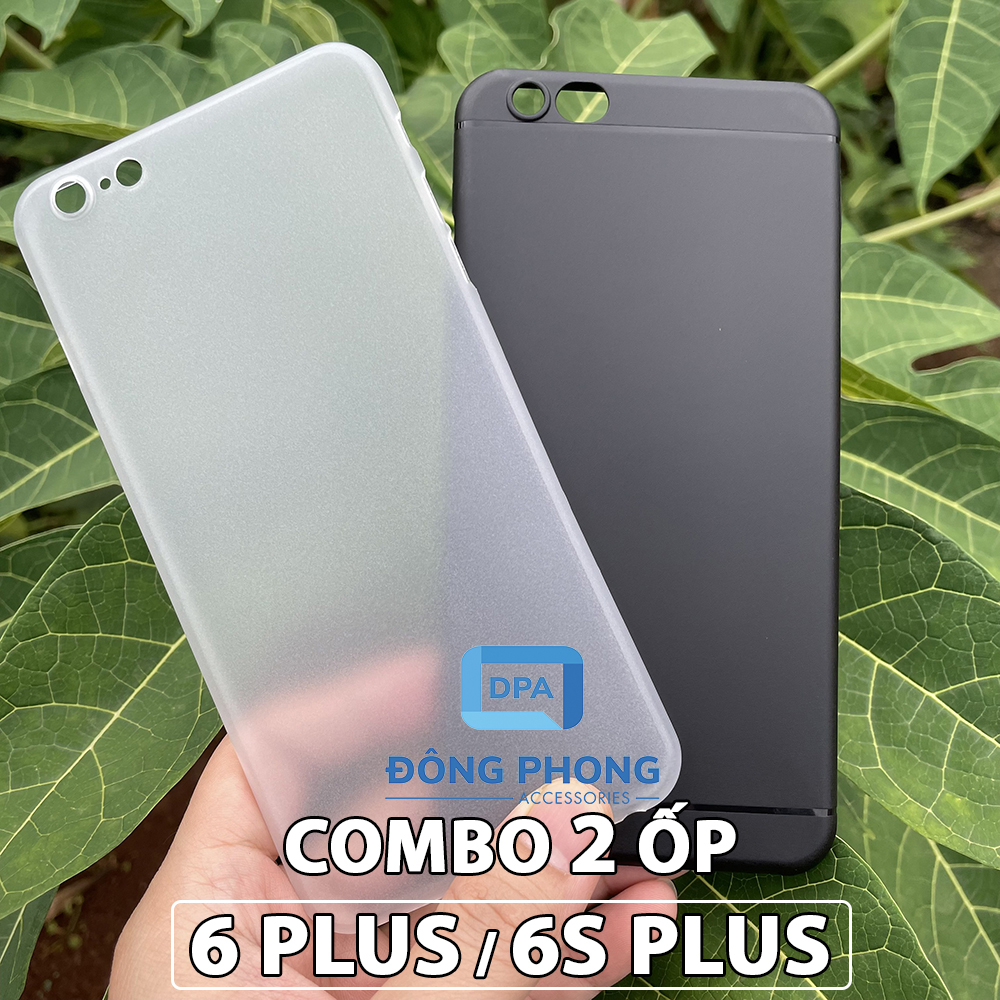 Combo 2 Ốp Lưng Trong Nhám Unibody Cho iPhone 6 Plus / 6S Plus