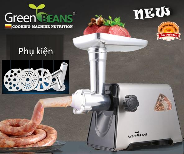 Máy xay thịt cá gia vị v.v làm đùn xúc xích, chả cá, lạp xườn v.v - Hàng cao cấp xuất Châu Âu