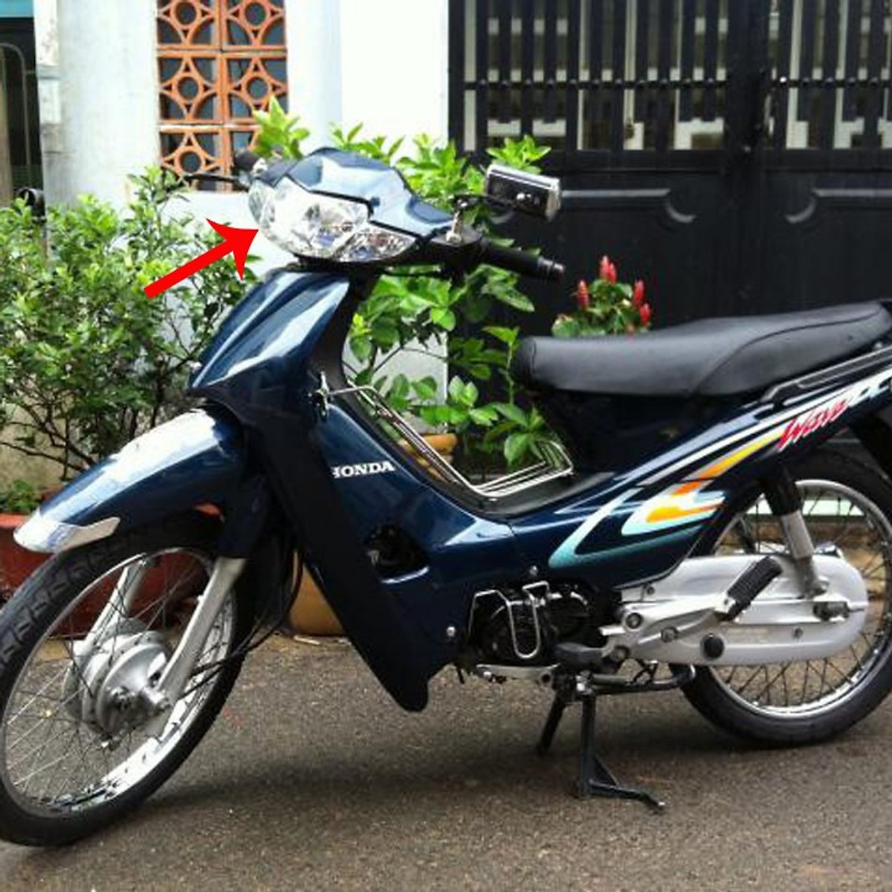 Pha đèn xe Wave 2 bóng ( Wave A 2002 - 2005 )