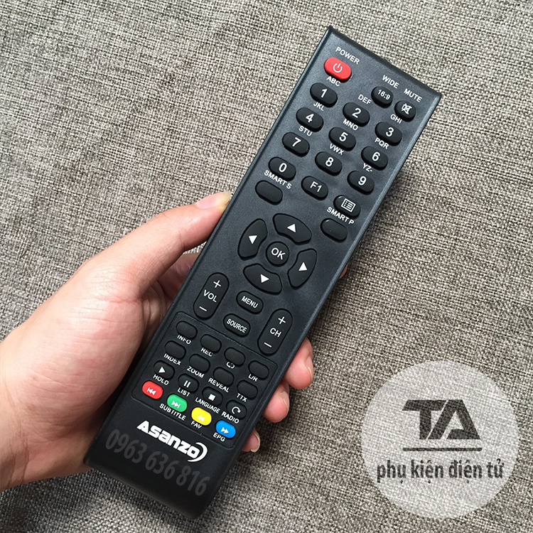 [FREESHIP 50K] REMOTE ĐIỀU KHIỂN TIVI ASANZO SMART