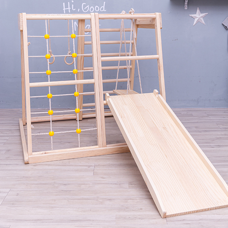 Xà đu đa năng vận động thể chất bằng gỗ
