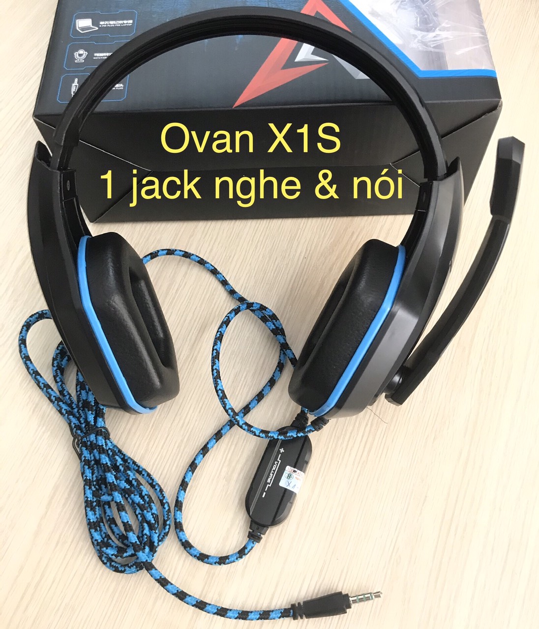 HEADPHONE OVANN X1S 1 JACK VỪA NGHE & NÓI