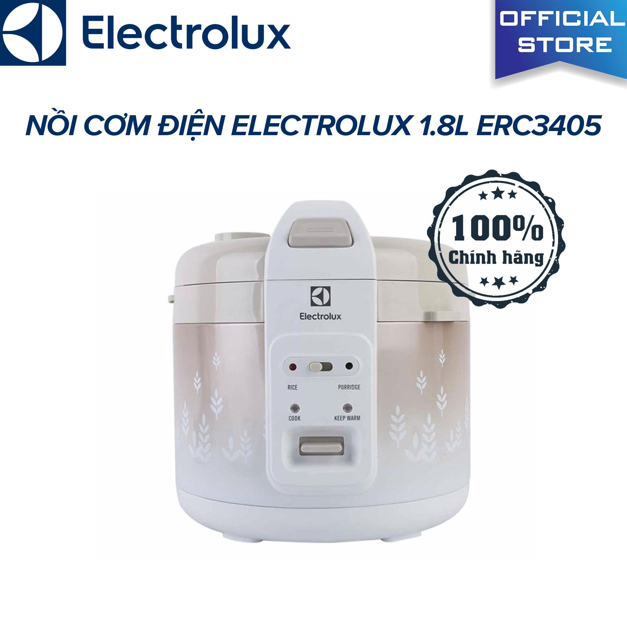 [HCM]Nồi cơm điện Electrolux ERC3405 1.8 lít