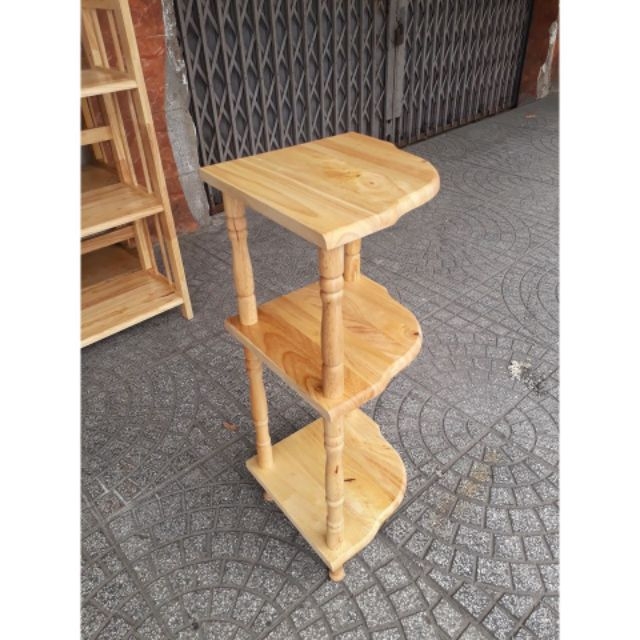 Kệ góc gỗ 30cm 3 tầng