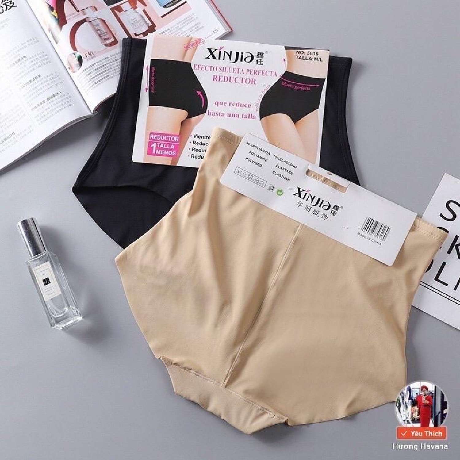 (Rẻvô địch  quần gen nịt bụng xinnju nội địa (56089) Siêu giảm mỡ bụng từ 5_7cm