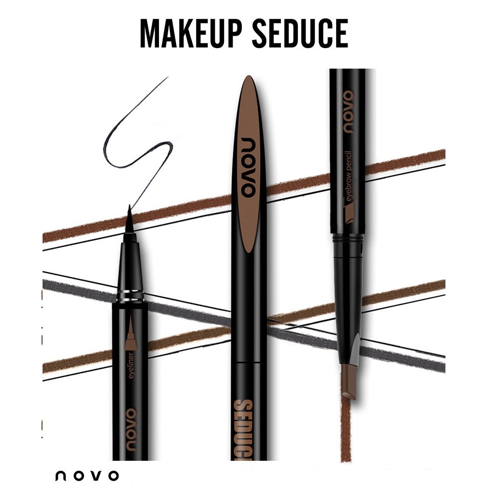 Chì Kẻ Mày 2 Đầu NoVo Makeup Seduce (Kẻ Mày + Kẻ Mắt) 5145