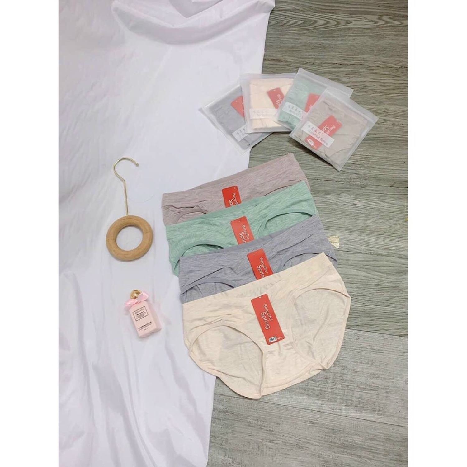 Quần lót bầu cạp chéo loại đẹp Spring túi zip