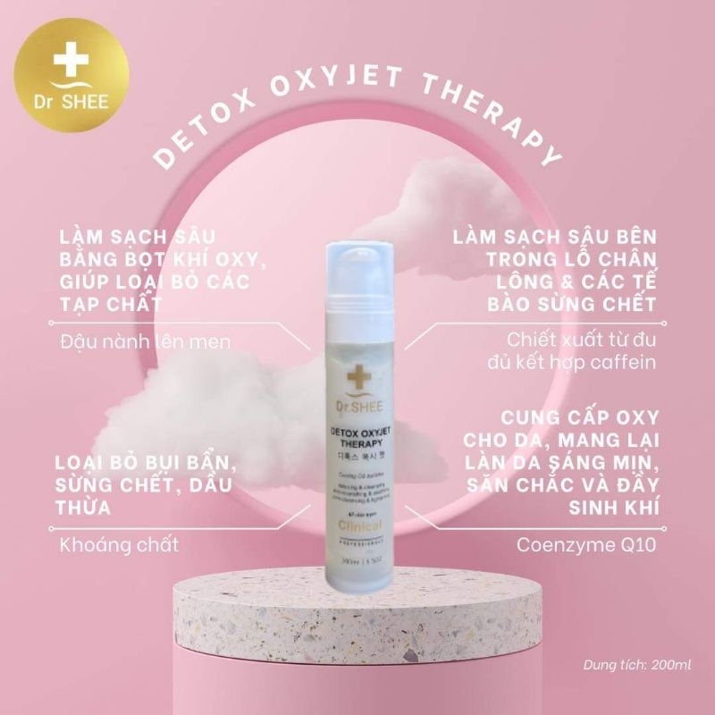 MẶT NẠ THẢI ĐỘC DETOX OXIJET THERAPY (DRSHEE)