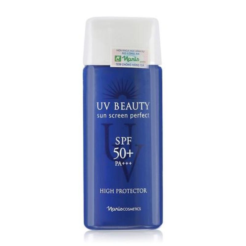 Sữa chống nắng cơ thể Naris UV Beauty Sun Screen Perfect High Protector SPF50+ PA+++ cao cấp