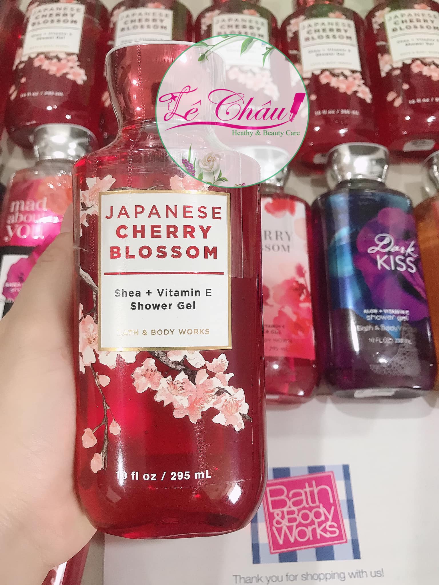 ( Bill Mỹ) Sữa tắm japanese Cherry Blossom-Bath & Body Works 295ml