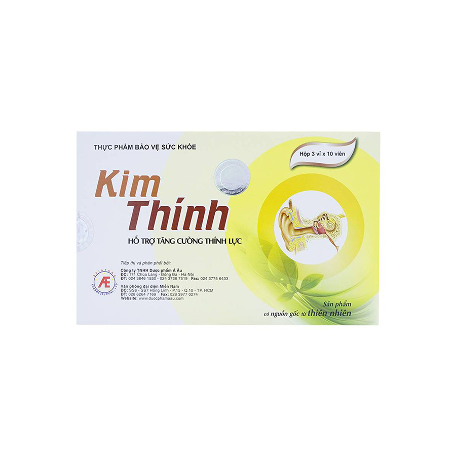 Kim Thính - Giúp Tăng Cường Thính Lực (Hộp 30 viên)