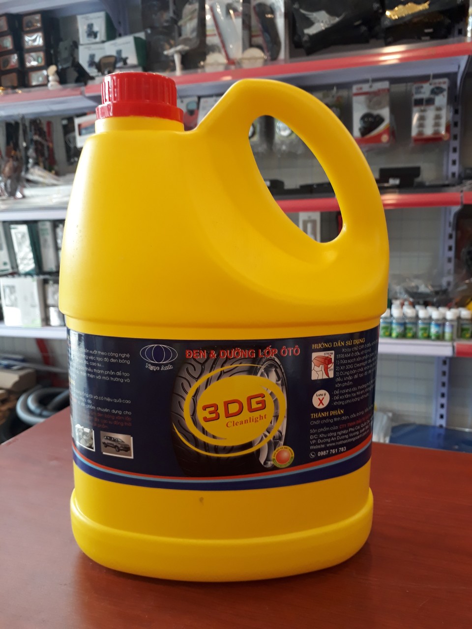 Đen, dưỡng,bóng lốp ôtô