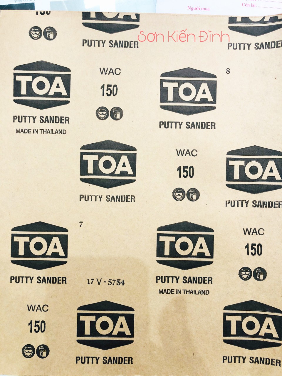 [HCM]Giấy nhám khô xả bột trét tường cao cấp TOA ( made in thailand) p150
