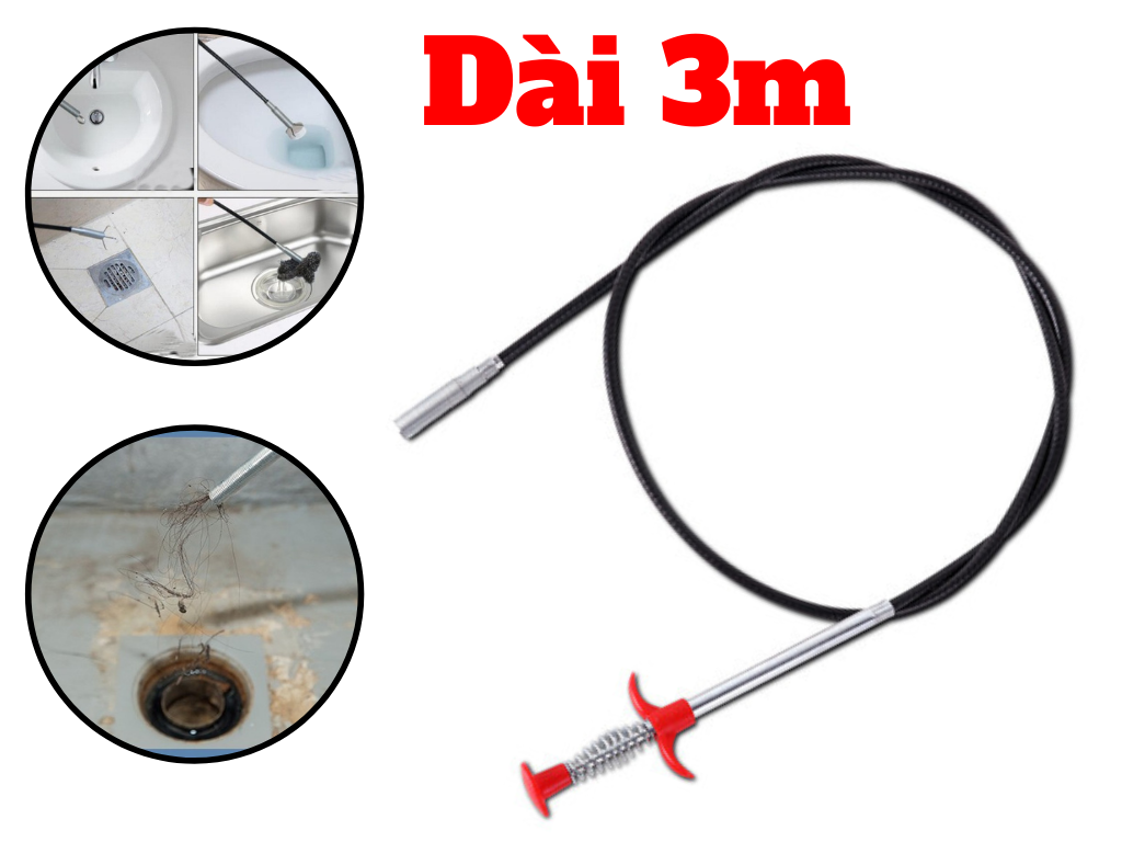 [HCM]Cây Gắp Rác Thông Cống Thông Minh ,Gắp Đồ Đa Năng 60cm ,1m6 ,3m