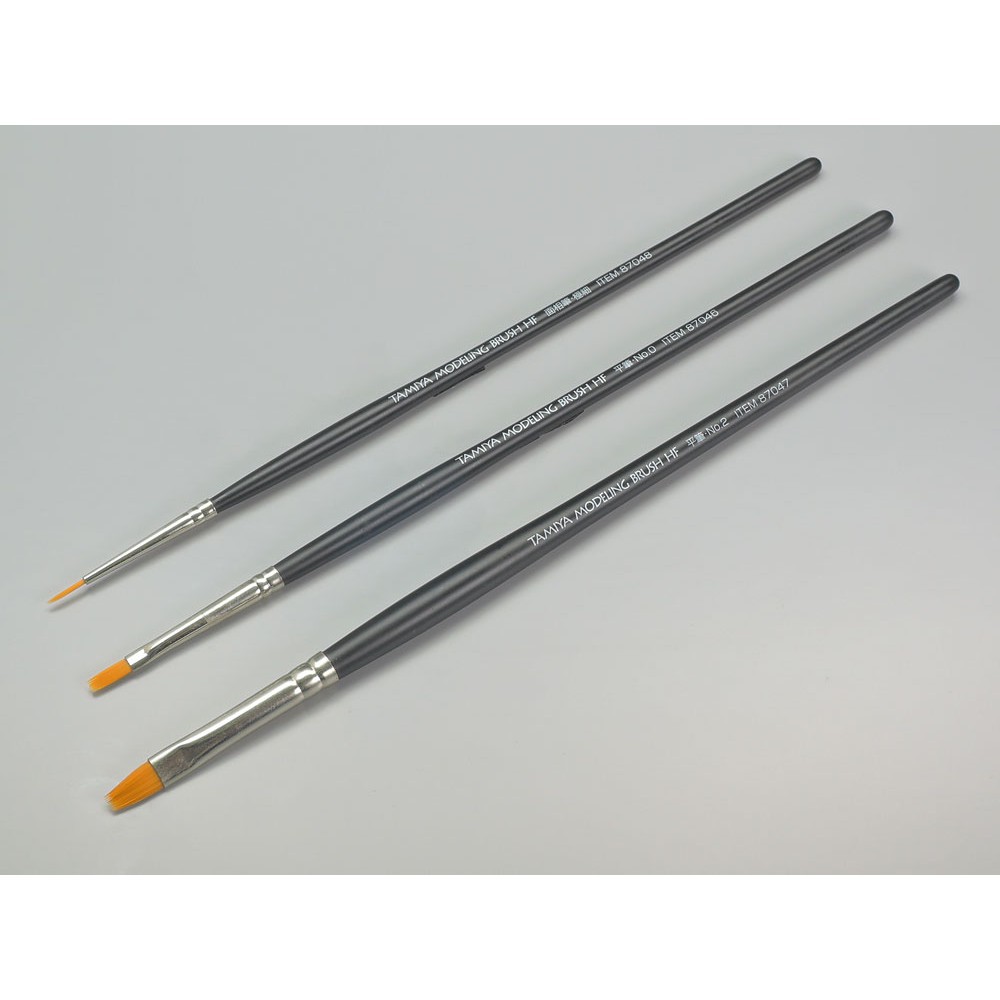87067 set cọ sơn tamiya modeling brush hf standard set - gdc