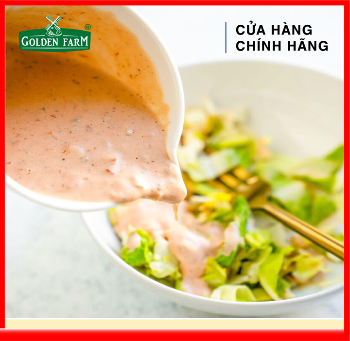 [Phù hợp ăn kiê.ng] Sốt Salad Thousand Island Golden Farm