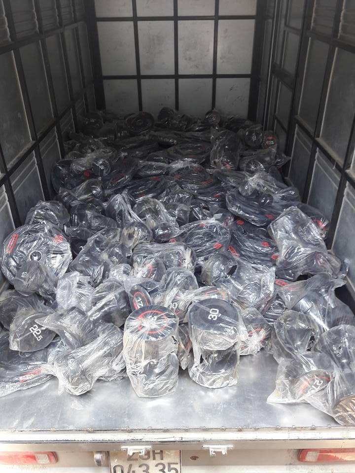 Tạ bánh cao su ziva 20kg