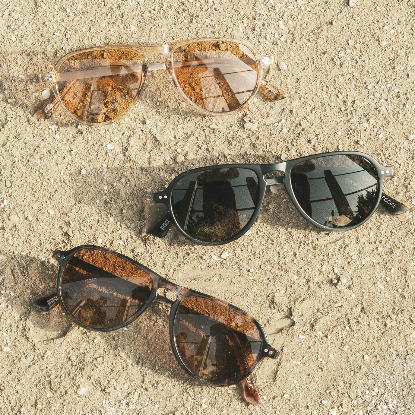 Kính mát Sunnies Studios Gọng Phi Công Ronan in Dune
