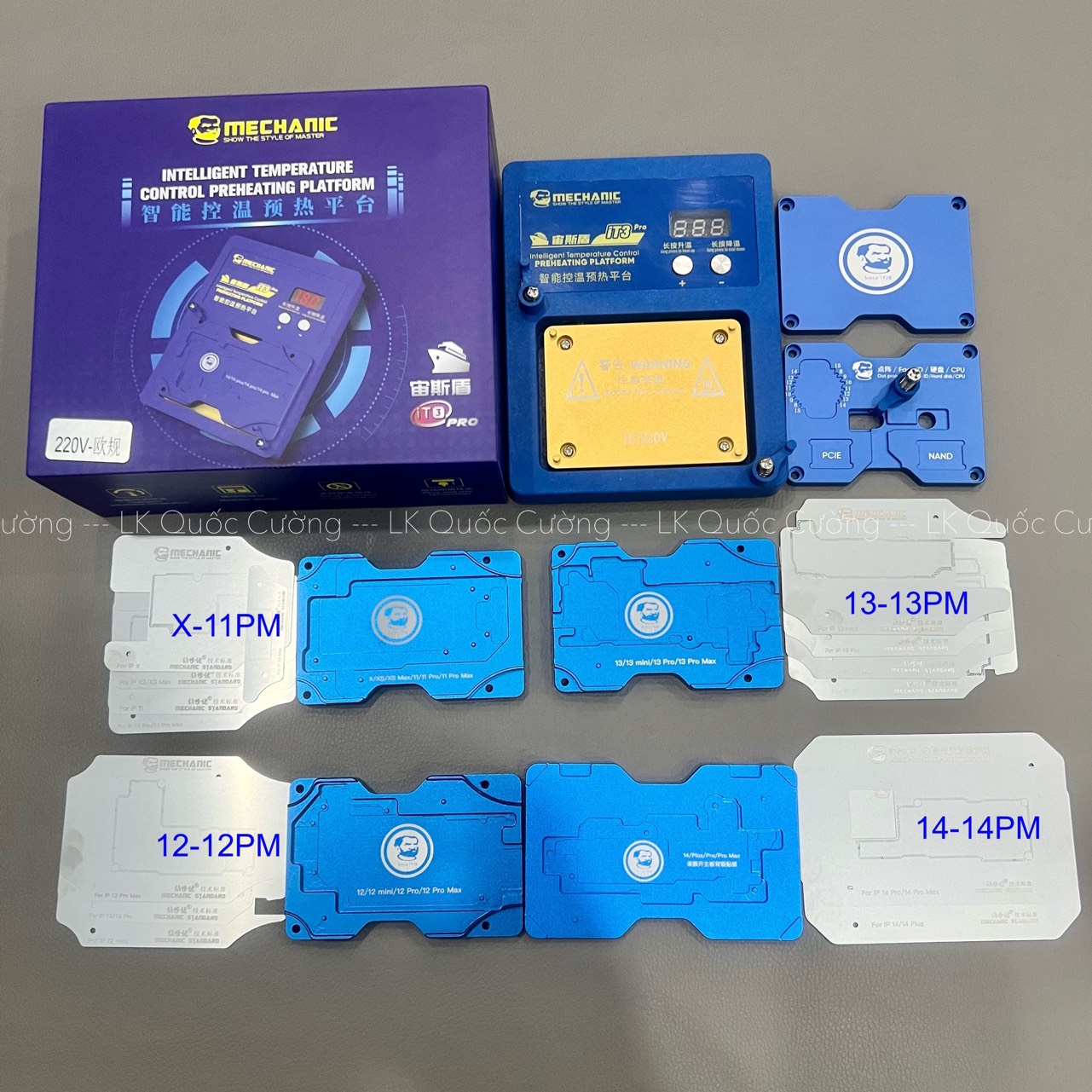 Đế tách main X đến 15PM + tách và CPU / FaceiD iT3 Pro Mechanic